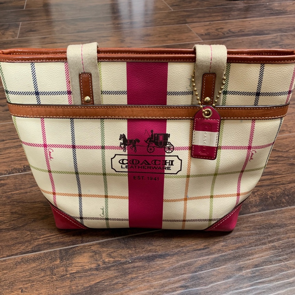 Coach Tattersall Tote